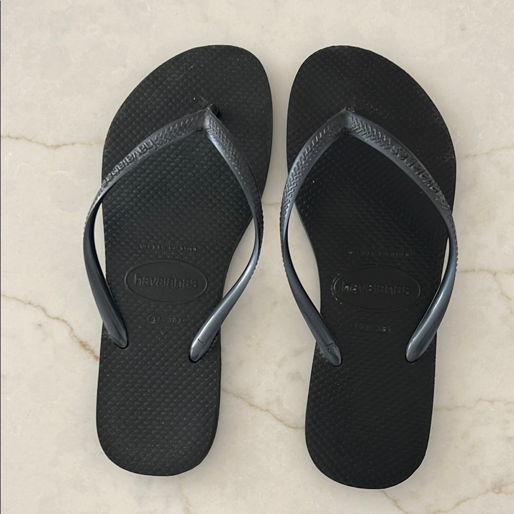 Havaianas Sleek Black Sandals